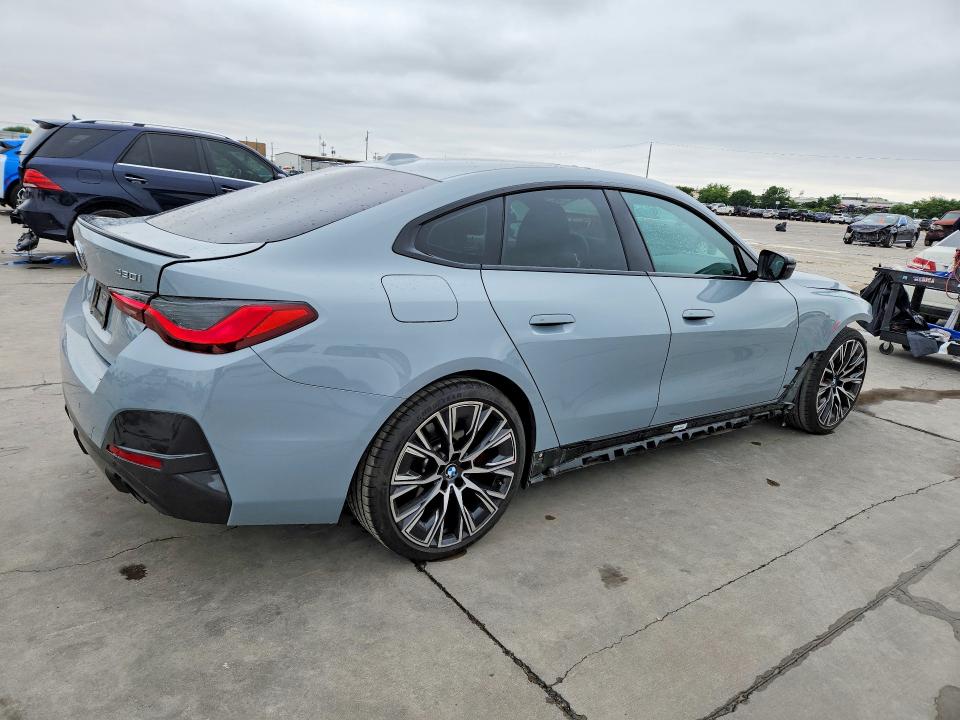 2023 BMW 4er VIN WBA63AV08PFN30284 COPART salvage auction — FRONT END, Tx - Certificate Of Title, sold $12,400 on 2026-07-23 (photo 3)