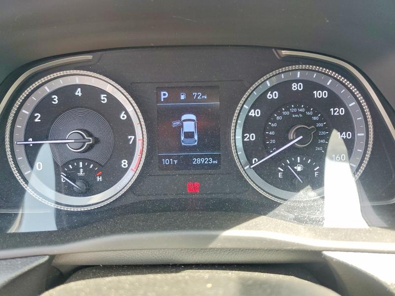 2023 Hyundai Sonata VIN KMHL24JA8PA286363 COPART salvage auction — REAR END, MA - CERT OF TITLE-SALVAGE, sold $10,900 on 2026-07-29 (photo 9)