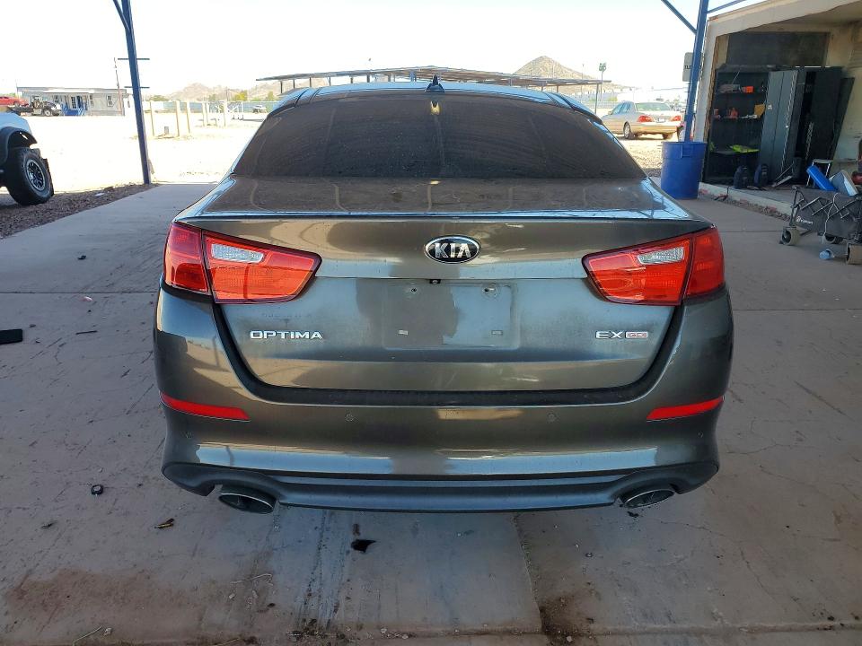 2015 Kia Optima VIN 5XXGN4A70FG406354 COPART salvage auction — BURN, Az - Cert Of Title - Salvage, sold $150 on 2026-07-14 (photo 6)