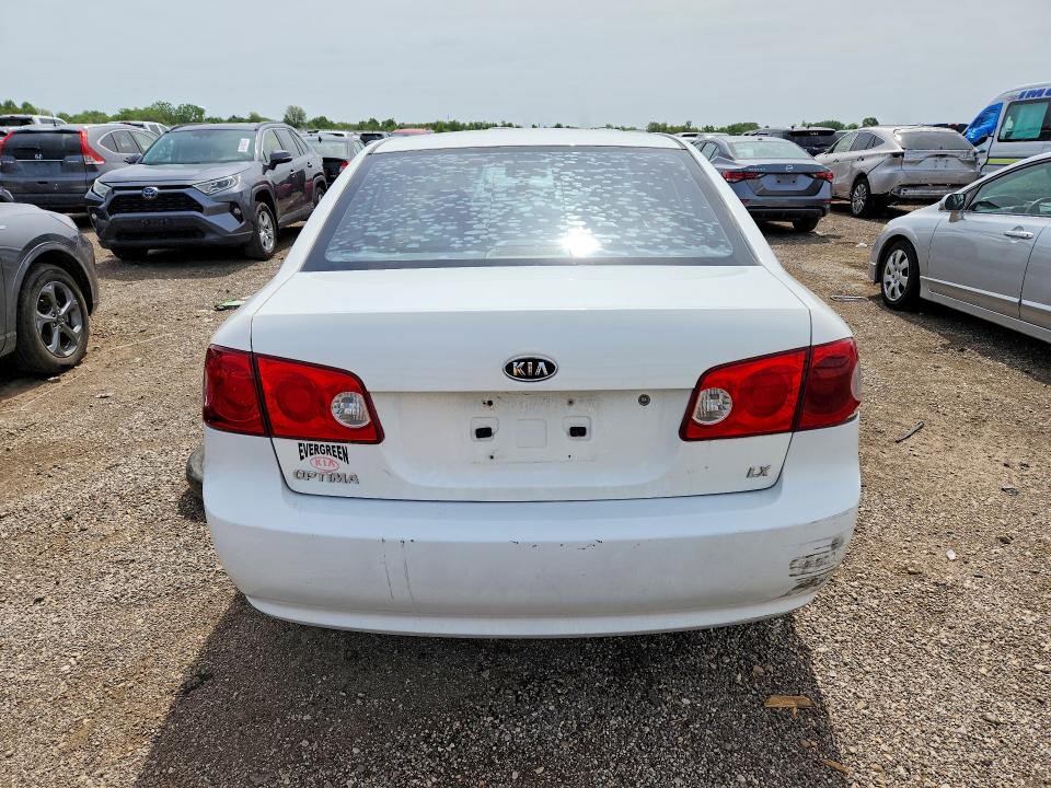 2008 Kia Optima VIN KNAGE123485194279 COPART salvage auction — FRONT END, Il - Salvage Certificate, sold $275 on 2026-07-07 (photo 6)