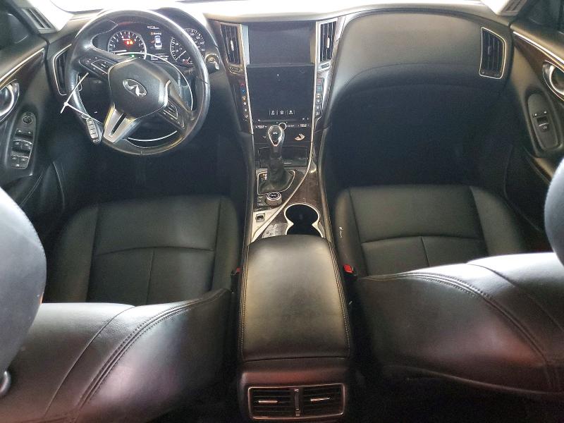2018 Infiniti Q50 VIN JN1EV7AP7JM350623 COPART salvage auction — FRONT END, CA - SALVAGE CERTIFICATE, sold $2,550 on 2026-07-23 (photo 8)