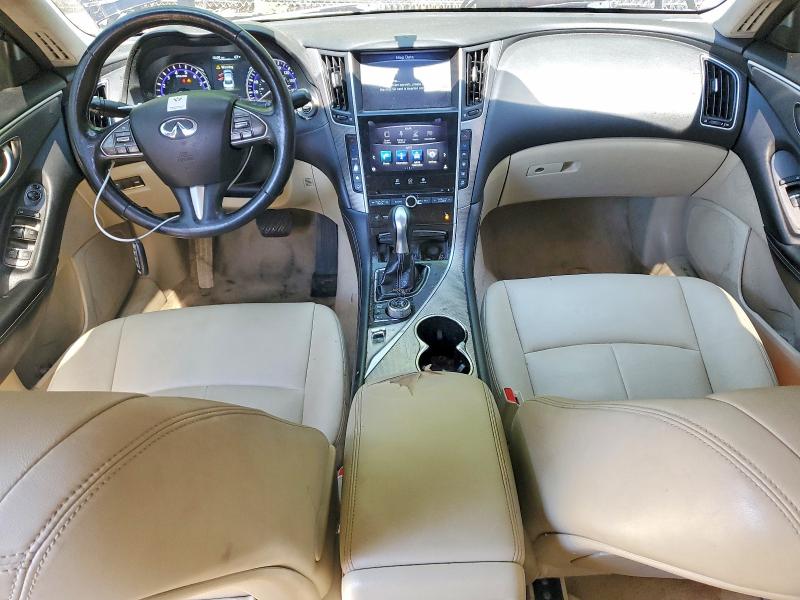 2015 Infiniti Q50 VIN JN1BV7AR2FM417124 COPART salvage auction — FRONT END, Id - Salvage Certificate Of Title, sold $550 on 2026-07-14 (photo 8)