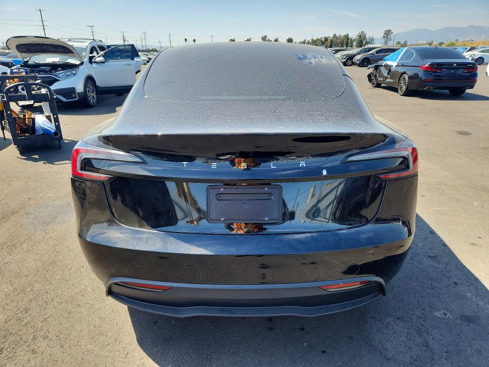 2024 Tesla VIN 5YJ3E1EA1RF825050 COPART salvage auction — FRONT END, Ca - Salvage Certificate, sold $14,200 on 2026-07-13 (photo 6)