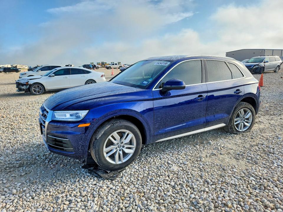 2020 Audi Q5 VIN WA1ANAFY1L2051423 COPART salvage auction — UNDERCARRIAGE, Tx - Salvage Vehicle Title, sold $8,100 on 2026-07-09 (photo 1)