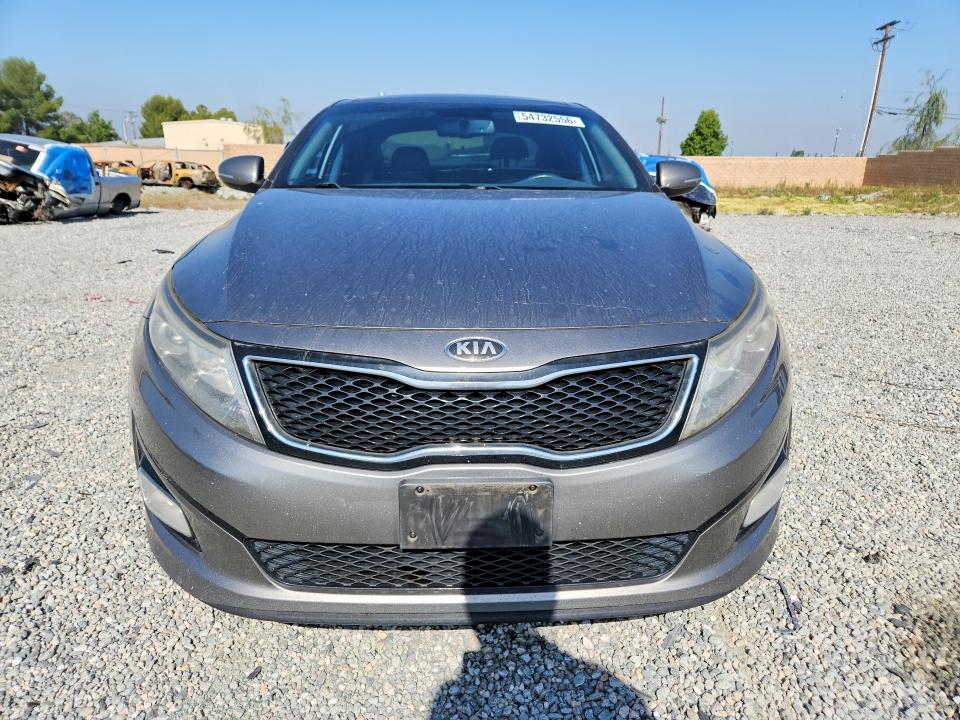 2015 Kia Optima VIN 5XXGN4A70FG361867 COPART salvage auction — REAR END, Ca - Salvage Certificate, sold $1,000 on 2026-07-15 (photo 5)