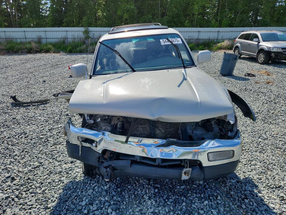 1998 Toyota 4runner VIN JT3GN87R2W0070275 COPART salvage auction — FRONT END, Nc - Salvage Certificate Of Title, sold $350 on 2026-07-08 (photo 5)