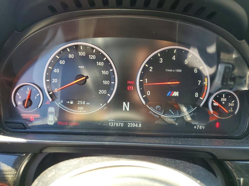 2014 BMW M5 VIN WBSFV9C54ED097574 COPART salvage auction — SIDE, CA - SALVAGE CERTIFICATE, sold $150 on 2026-07-21 (photo 9)