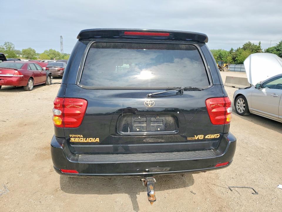 2002 Toyota Sequoia VIN 5TDBT48A72S059583 COPART salvage auction — FRONT END, Il - Salvage Certificate, sold $300 on 2026-07-28 (photo 6)