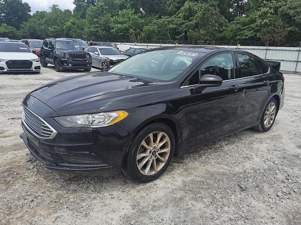 2017 Ford Fusion VIN 3FA6P0H70HR232333 COPART salvage auction — REAR END, GA - CERTIFICATE OF TITLE, sold $425 on 2026-07-09 (photo 1)