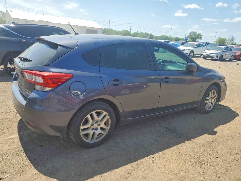 2017 Subaru Impreza VIN 4S3GTAA61H3700621 COPART salvage auction — HAIL, Ia - Cert Of Title-Salvage Title, sold $3,200 on 2026-07-03 (photo 3)