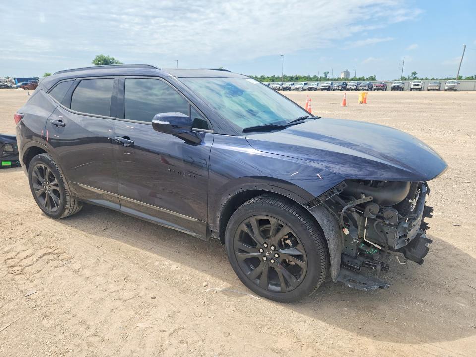 2020 Chevrolet Blazer VIN 3GNKBERSXLS556406 COPART salvage auction — FRONT END, Tx - Salvage Vehicle Title, sold $7,200 on 2026-07-22 (photo 4)