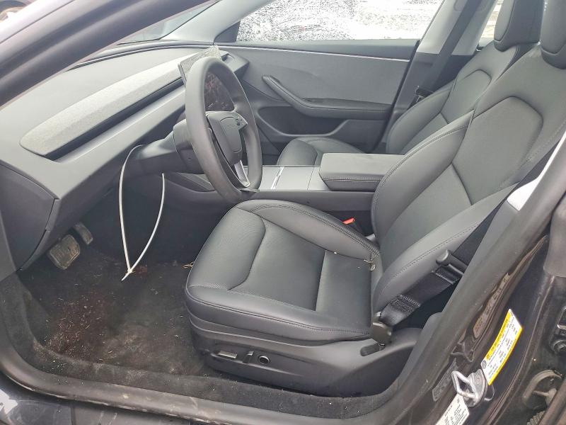 2025 Tesla Model 3 VIN 5YJ3E1EA2SF062882 COPART salvage auction — SIDE, Salvage Title, sold $20,600 on 2026-07-10 (photo 7)