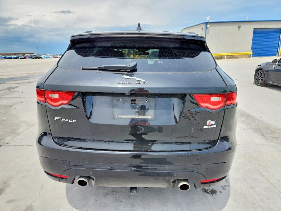 2017 Jaguar F-pace VIN SADCM2BV7HA080526 COPART salvage auction — FRONT END, Tx - Salvage Vehicle Title, sold $3,150 on 2026-07-02 (photo 6)
