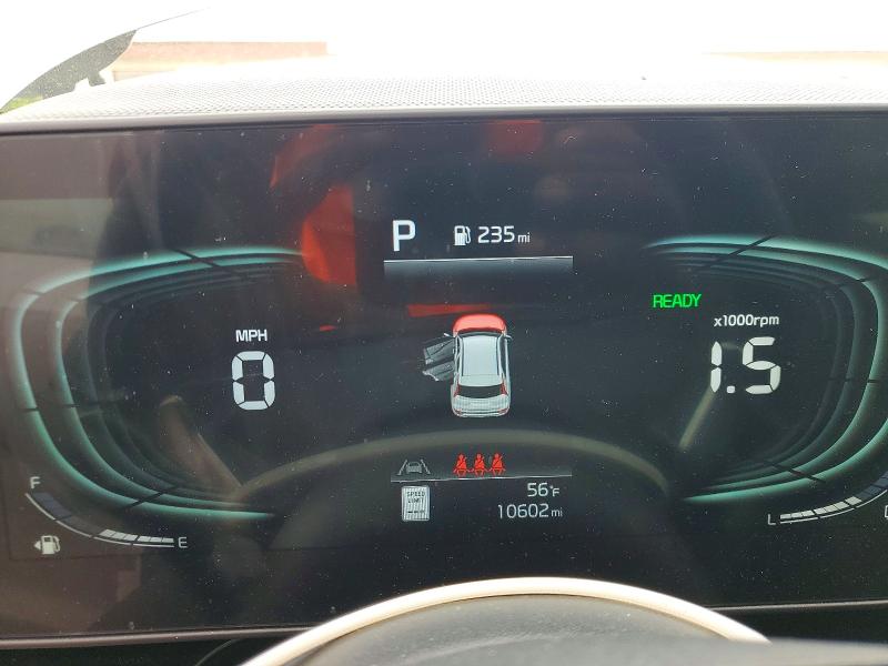 2025 Kia VIN KNDCR3LE0S5296414 COPART salvage auction — FRONT END, In - Cert Of Title-Salvage Title, sold $8,500 on 2026-07-09 (photo 9)