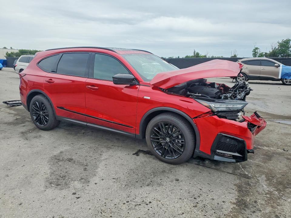 2026 Acura Mdx VIN 5J8YE1H94TL001024 COPART salvage auction — FRONT END, FL - CERT OF TITLE SLVG REBUILDABLE, sold $18,600 on 2026-07-02 (photo 4)