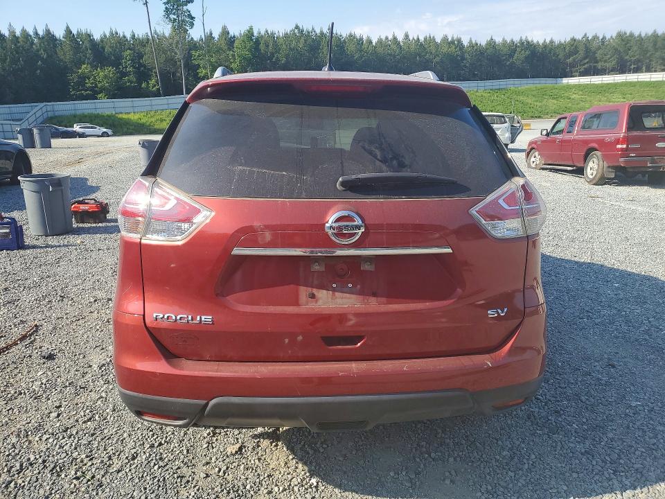 2015 Nissan Rogue VIN KNMAT2MT1FP571167 COPART salvage auction — FRONT END, Nc - Salvage Certificate Of Title, sold $550 on 2026-07-09 (photo 6)