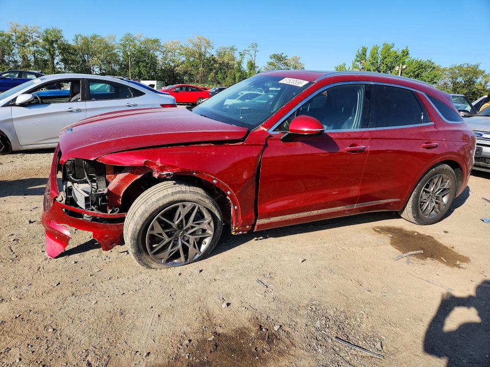2023 Genesis Gv70 VIN KMUMADTB3PU109586 COPART salvage auction — FRONT END, Md - Cert Of Salvage > 75% Damage, sold $10,700 on 2026-07-28 (photo 1)