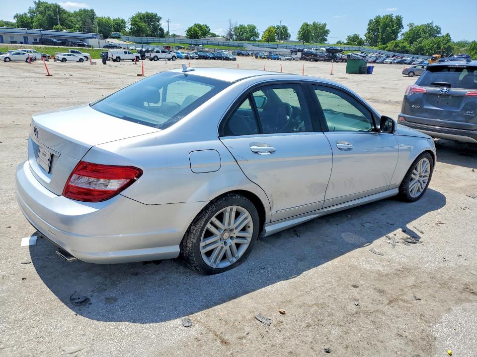 2009 Mercedes-benz C class VIN WDDGF54XX9R074302 COPART salvage auction — UNDERCARRIAGE, Mo - Salvage Certificate Of Title, sold $500 on 2026-07-10 (photo 3)