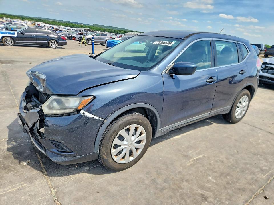 2016 Nissan VIN 5N1AT2MT1GC831927 COPART salvage auction — FRONT END, Tx - Salvage Vehicle Title, sold $1,400 on 2026-07-02 (photo 1)