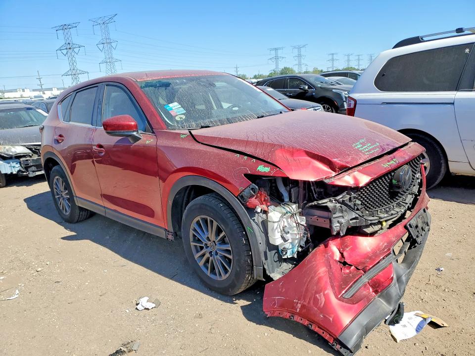 2021 Mazda Cx-5 VIN JM3KFBCM1M0375720 COPART salvage auction — FRONT END, Il - Salvage Certificate, sold $7,700 on 2026-07-14 (photo 4)