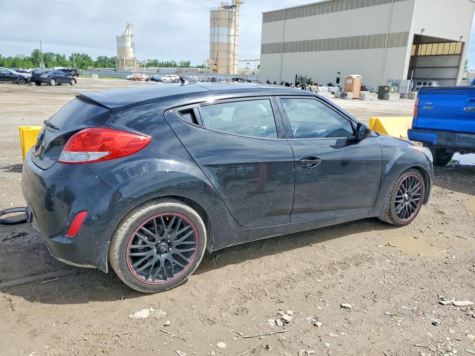 2012 Hyundai Veloster VIN KMHTC6AD6CU055926 COPART salvage auction — SIDE, KS - CERT OF TITLE-SALVAGE, sold $150 on 2026-07-28 (photo 3)