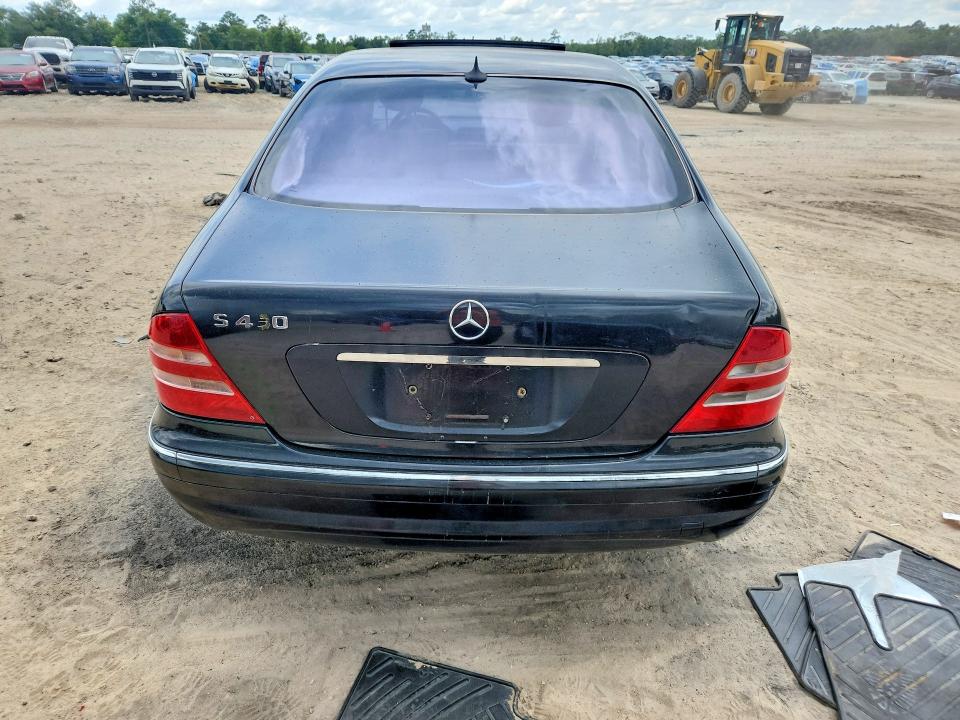 2001 Mercedes-benz S class VIN WDBNG70J51A214382 COPART salvage auction — FRONT END, FL - CERT OF TITLE SLVG REBUILDABLE, sold $375 on 2026-07-10 (photo 6)