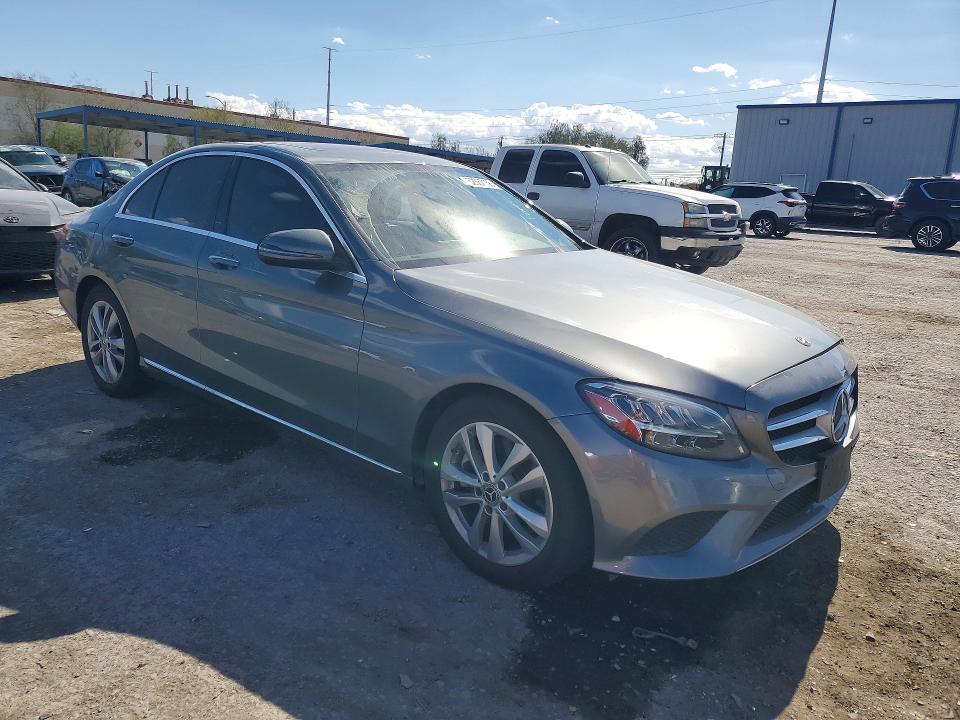 2021 Mercedes-benz C-klasse VIN W1KWF8DB5MR647231 COPART salvage auction — SIDE, Ca - Salvage Certificate, sold $6,700 on 2026-07-16 (photo 4)
