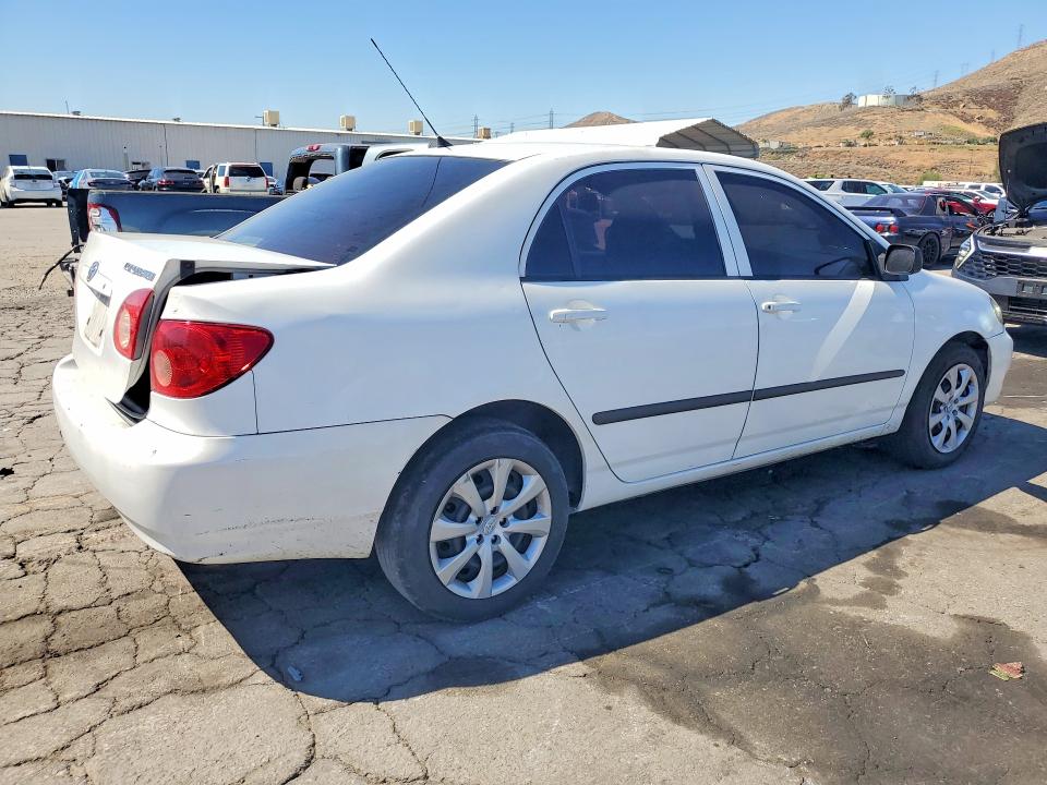 2005 Toyota Corolla VIN JTDBR32E552053944 COPART salvage auction — REAR END, Ca - Salvage Certificate, sold $500 on 2026-07-02 (photo 3)