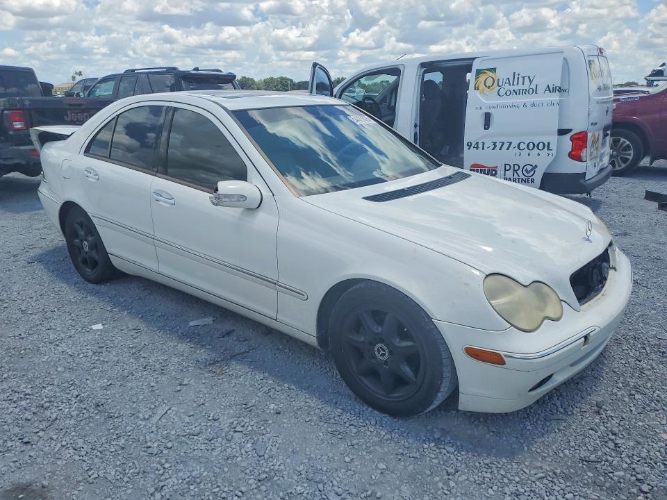 2004 Mercedes-benz C class VIN WDBRF61J14F459572 COPART salvage auction — REAR END, Fl - Cert Of Title Slvg Rebuildable, sold $350 on 2026-07-07 (photo 4)