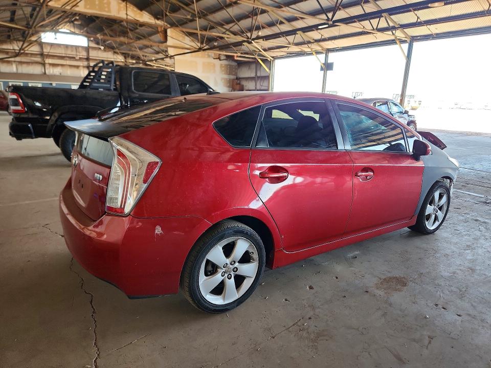 2012 Toyota Prius VIN JTDKN3DU5C1538314 COPART salvage auction — FRONT END, Az - Cert Of Title - Salvage, sold $1,950 on 2026-07-20 (photo 3)