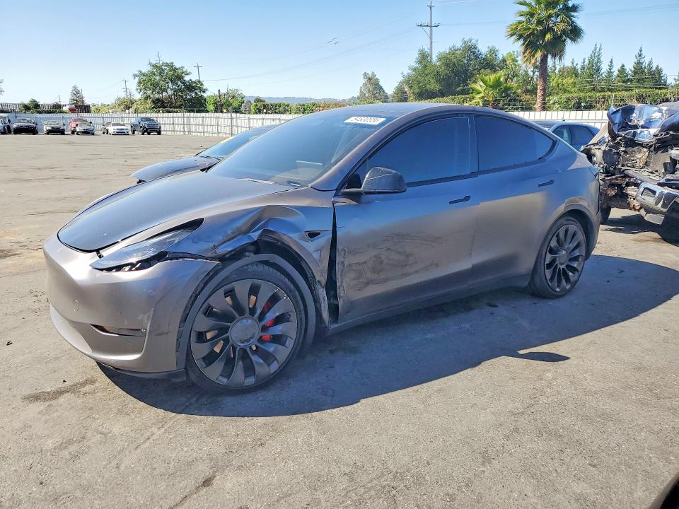 2022 Tesla Model y VIN 7SAYGDEF4NF517865 COPART salvage auction — FRONT END, CA - SALVAGE CERTIFICATE, sold $12,000 on 2026-07-14 (photo 1)