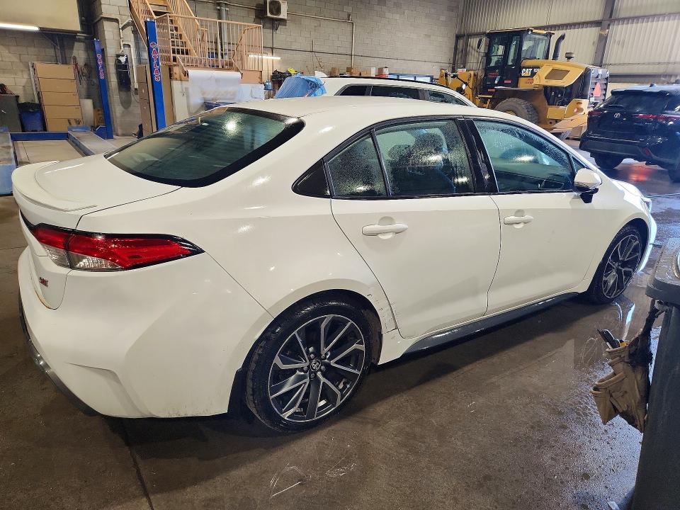 2020 Toyota Corolla VIN 5YFB4RBE5LP056665 COPART salvage auction — VANDALISM, On - Permit No Brand - Unfit, sold $7,800 on 2026-07-03 (photo 3)