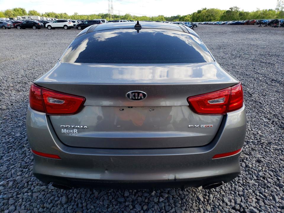 2015 Kia VIN 5XXGR4A63FG393188 COPART salvage auction — FRONT END, Il - Salvage Certificate, sold $425 on 2026-07-06 (photo 6)