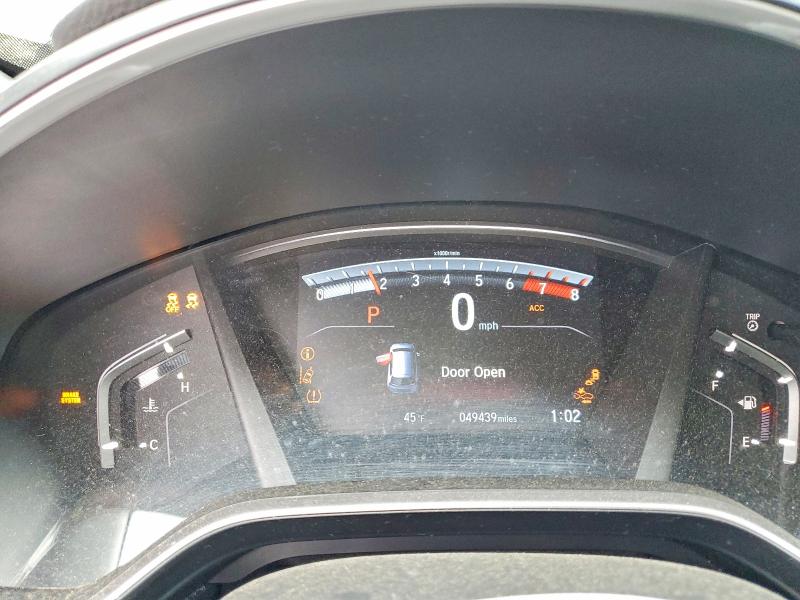 2018 Honda Cr-v VIN 7FARW2H93JE064433 COPART salvage auction — FRONT END, Il - Salvage Certificate, sold $6,900 on 2026-07-09 (photo 9)