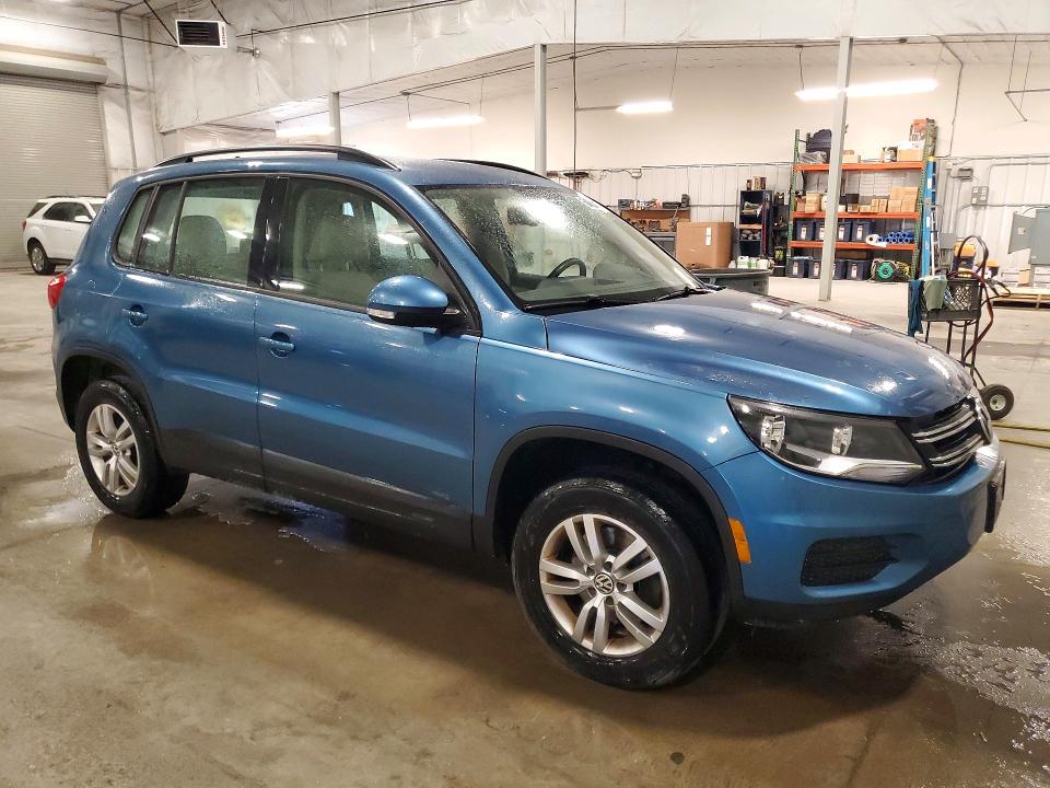 2017 Volkswagen Tiguan VIN WVGBV7AXXHK024090 COPART salvage auction — REAR END, Mn - Cert Of Title-Salvage, sold $1,800 on 2026-07-13 (photo 4)