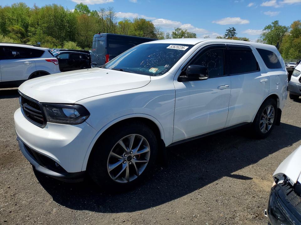 2017 Dodge Durango VIN 1C4RDHDG0HC796437 COPART salvage auction — MINOR DENT/SCRATCHES, Ma - Certificate Of Title, sold $6,800 on 2026-07-21 (photo 1)