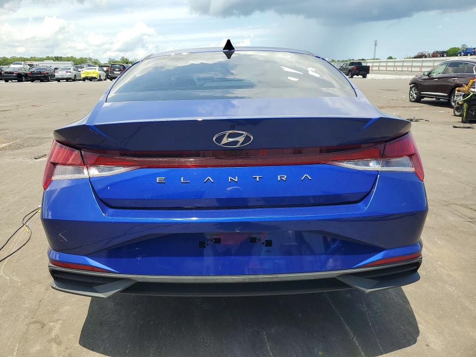 2023 Hyundai Elantra VIN KMHLM4AG9PU613821 COPART salvage auction — FRONT END, Salvage Title, sold $2,550 on 2026-07-15 (photo 6)