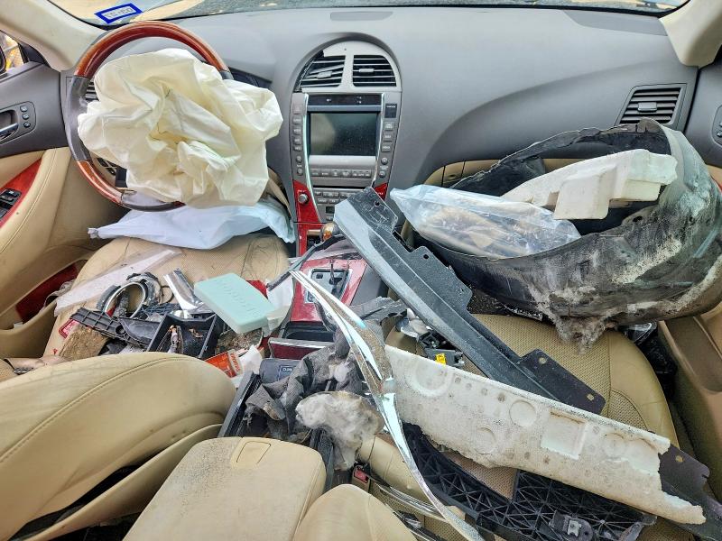 2009 Lexus ES VIN JTHBJ46GX92309296 COPART salvage auction — FRONT END, Tx - Salvage Vehicle Title, sold $825 on 2026-07-02 (photo 8)