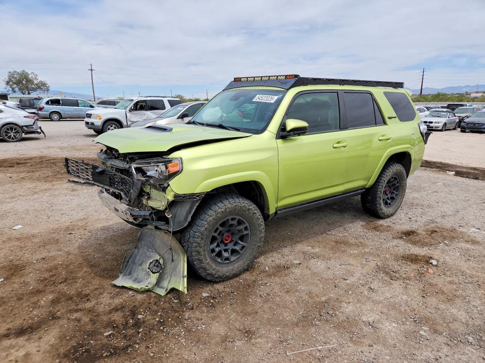 2022 Toyota 4runner VIN JTELU5JRXN6002785 COPART salvage auction — FRONT END, Az - Cert Of Title - Salvage, sold $18,300 on 2026-07-10 (photo 1)