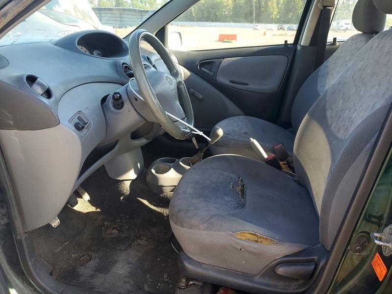 2001 Toyota Echo VIN JTDBT123710167406 COPART salvage auction — FRONT END, Or - Salvage Title Certificate, sold $275 on 2026-07-15 (photo 7)