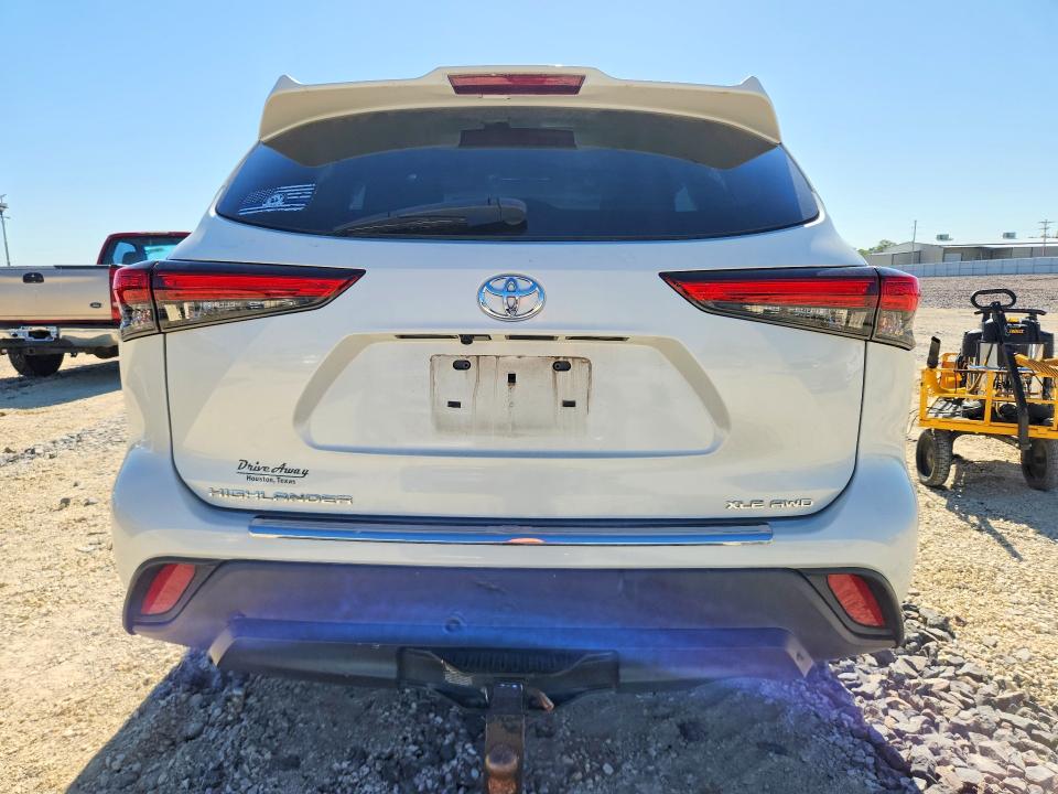2020 Toyota VIN 5TDHZRBH8LS039419 COPART salvage auction — HAIL, Mo - Salvage Certificate Of Title, sold $16,300 on 2026-07-15 (photo 6)