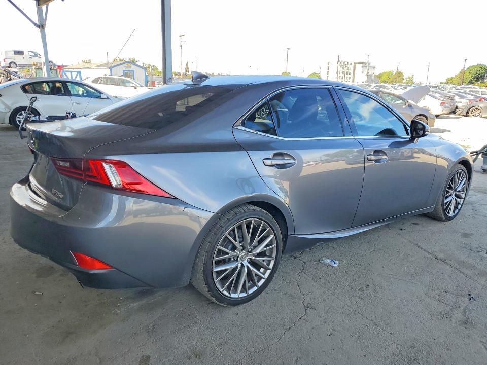 2015 Lexus Is VIN JTHBF1D20F5052148 COPART salvage auction — REAR END, Ca - Salvage Certificate, sold $4,550 on 2026-07-02 (photo 3)