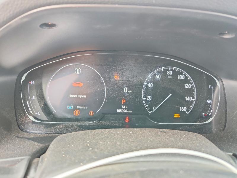2022 Honda VIN 1HGCV1F37NA038253 COPART salvage auction — FRONT END, Tx - Salvage Vehicle Title, sold $4,150 on 2026-07-10 (photo 9)