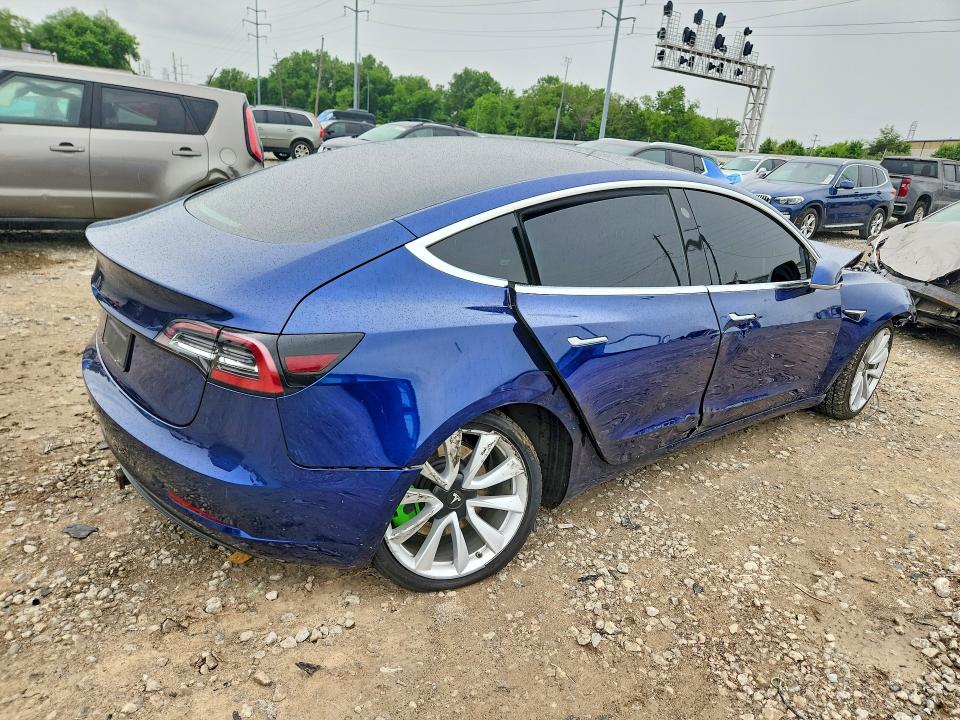 2019 Tesla Model 3 VIN 5YJ3E1EB2KF454043 COPART salvage auction — FRONT END, Oh - Cert Of Title-Salvage, sold $4,250 on 2026-07-02 (photo 3)