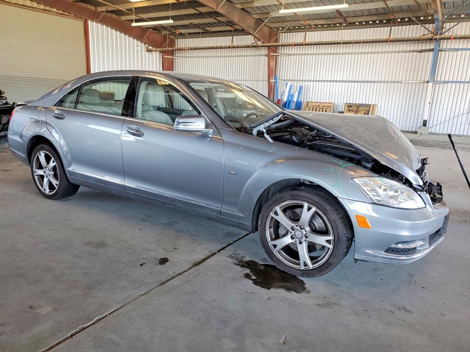 2012 Mercedes-benz S class VIN WDDNG8DB6CA450140 COPART salvage auction — FRONT END, Ca - Salvage Certificate, sold $8,000 on 2026-07-13 (photo 4)
