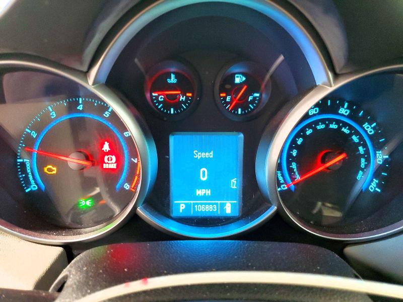 2011 Chevrolet Cruze VIN 1G1PJ5S91B7170827 COPART salvage auction — REAR END, VA - CERTIFICATE OF TITLE, sold $175 on 2026-07-09 (photo 9)