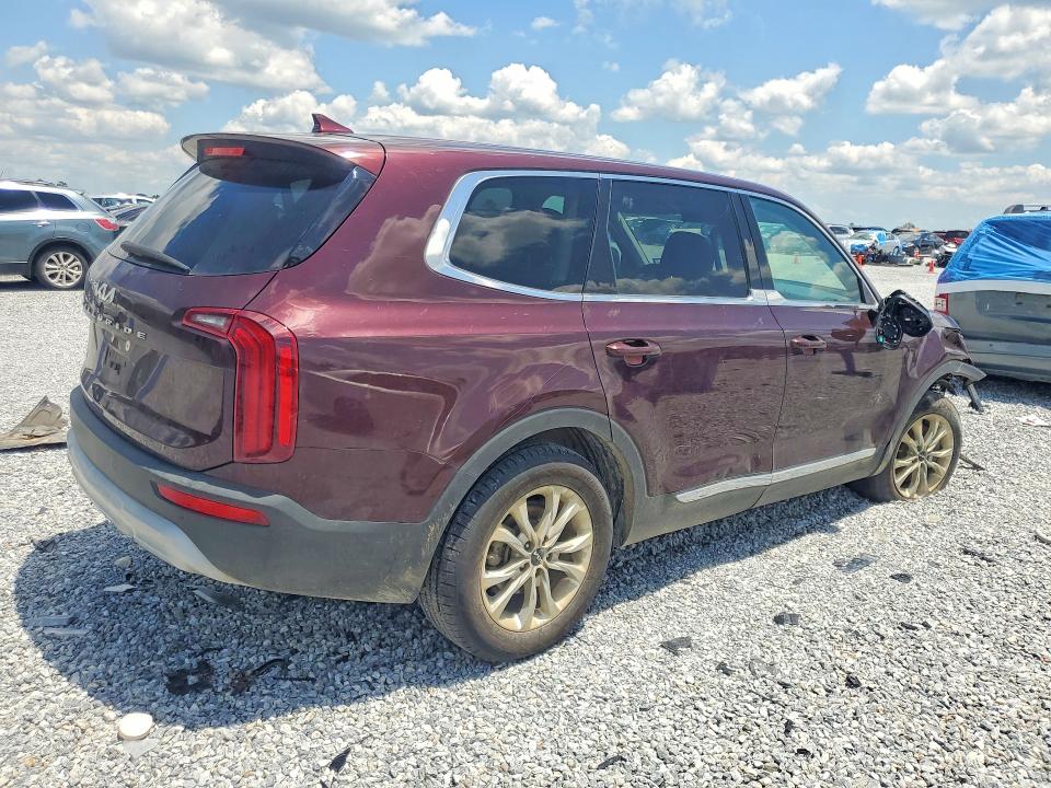 2022 Kia Telluride VIN 5XYP24HC2NG265440 COPART salvage auction — FRONT END, La - Cert Of Title-Salvage, sold $3,850 on 2026-07-13 (photo 3)