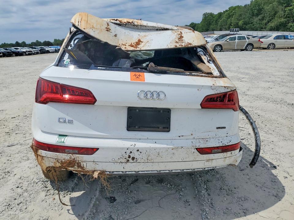 2020 Audi Q5 VIN WA1ANAFY2L2093437 COPART salvage auction — ROLLOVER, Ga - Cert Of Title-Salvage, sold $400 on 2026-07-15 (photo 6)