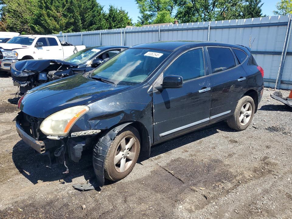 2013 Nissan Rogue VIN JN8AS5MV8DW137907 COPART salvage auction — FRONT END, Md - Cert Of Salvage < 75% Damage, sold $325 on 2026-07-06 (photo 1)