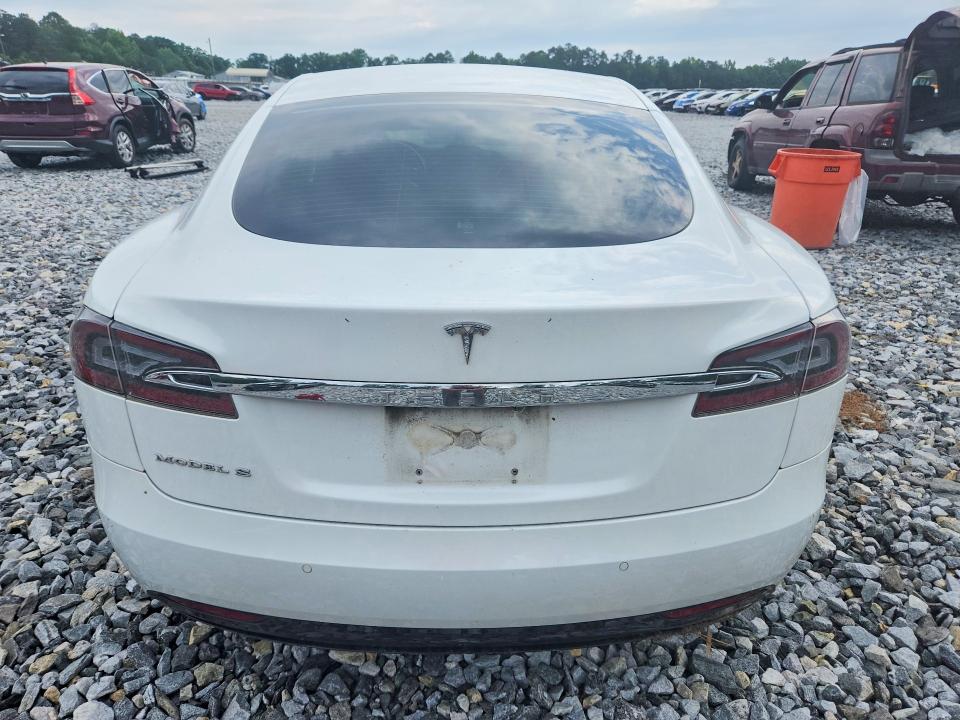 2017 Tesla Model s VIN 5YJSA1E17HF185643 COPART salvage auction — FRONT END, Ga - Cert Of Title-Salvage, sold $1,900 on 2026-07-23 (photo 6)